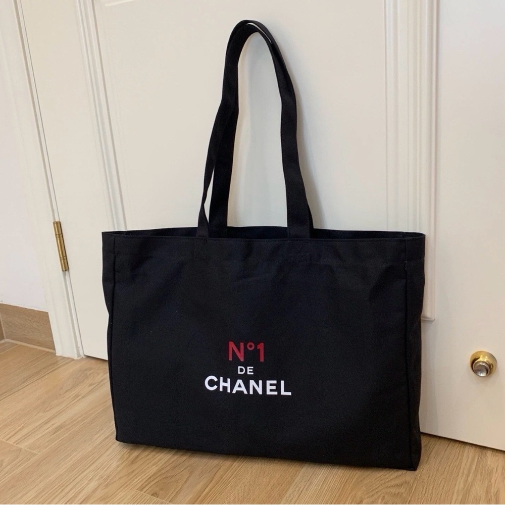 GWP CC Chic Black Canvas Tote Bag